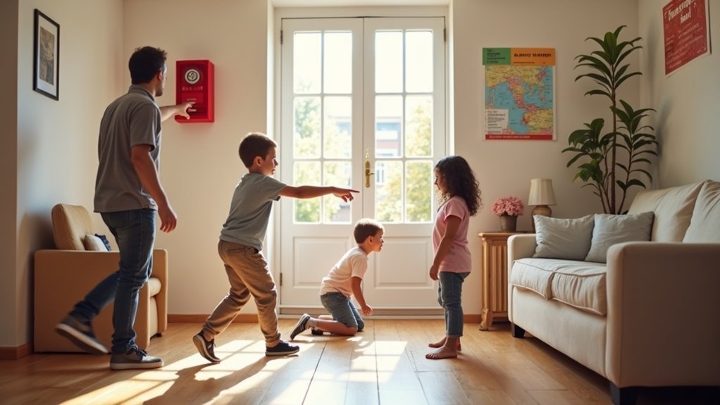 conduct a fire drill