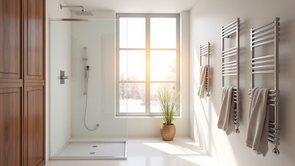 cozy winter bathroom heaters