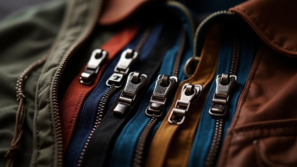 durable stylish jacket zippers