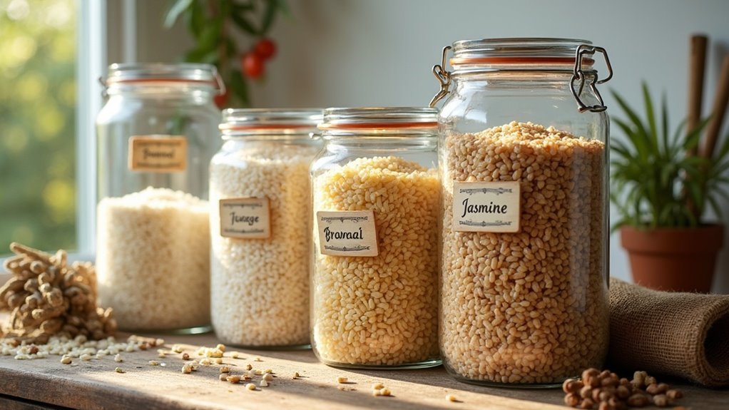 long term rice storage