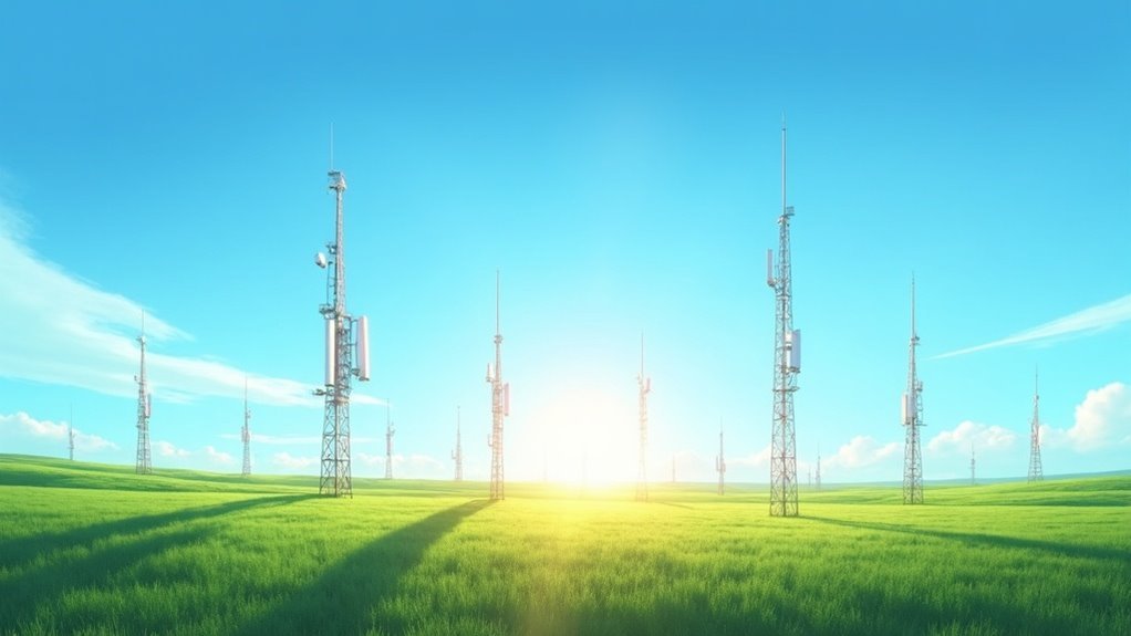 optimal signal reception masts