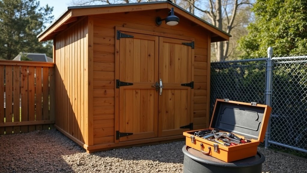 secure your outdoor storage