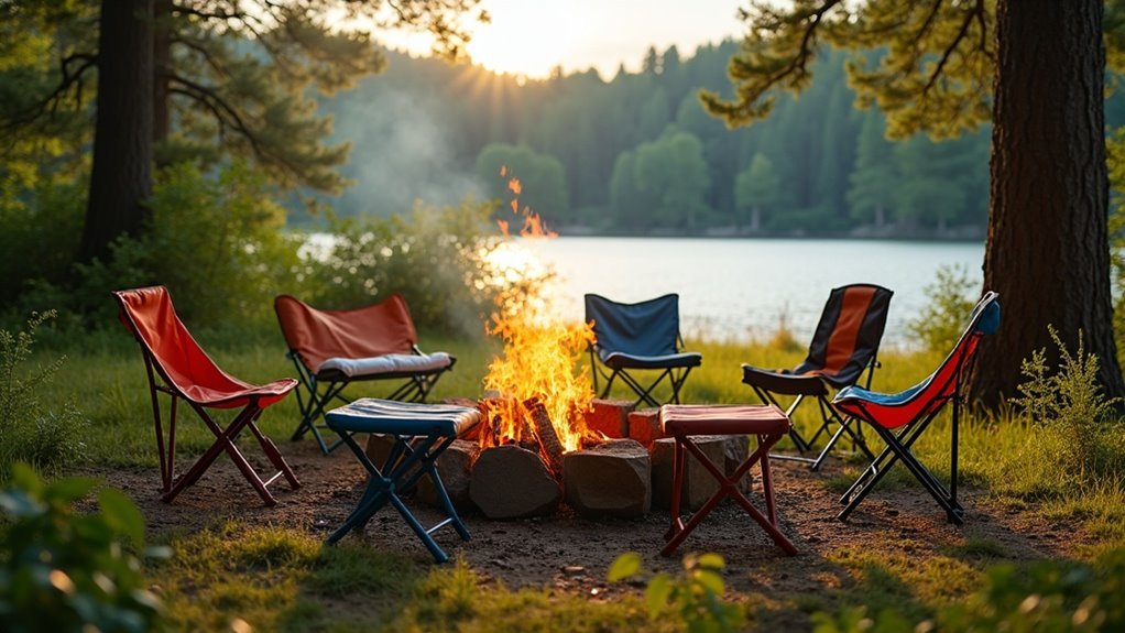 comfortable outdoor folding stools
